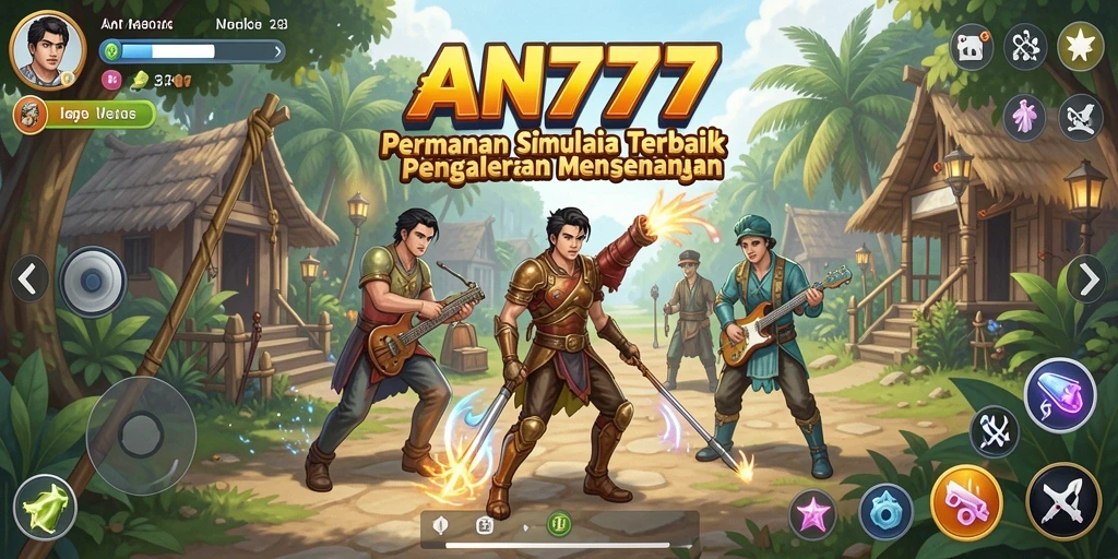 Tampilan gameplay AN777 yang memukau dan interaktif.