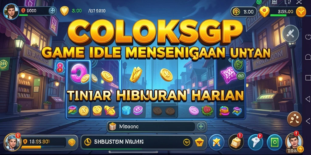 Menampilkan gameplay COLOKSGP yang seru dan santai.