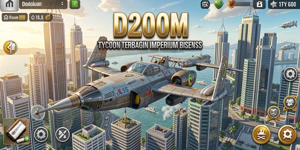 Tampilan gameplay D200M yang menarik dan penuh strategi.