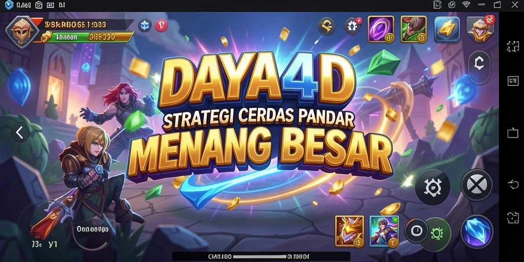 Gameplay dinamis dalam DAYA4D dengan strategi mendebarkan.