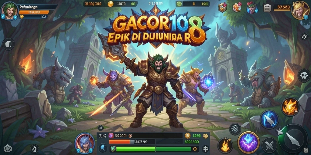 Gameplay menakjubkan di dunia fantasi RPG.