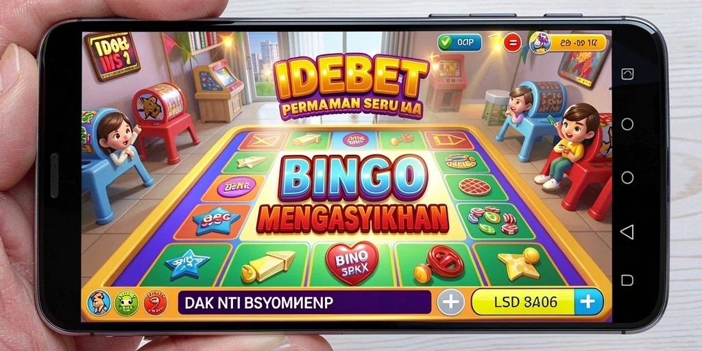 Tampilan gameplay idebet yang mengasyikkan saat memainkan Bingo.