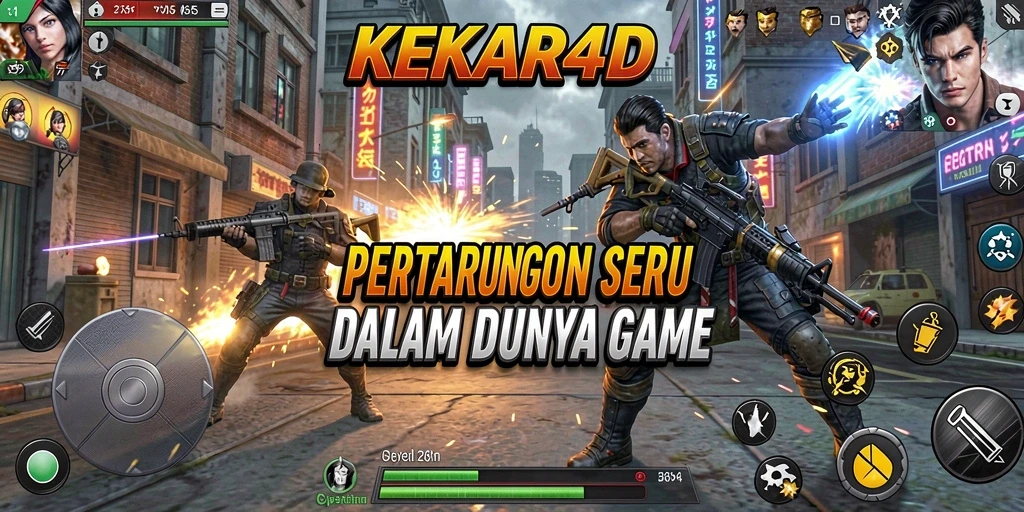 Tangkapan layar mendebarkan dari pertarungan epik di KEKAR4D.