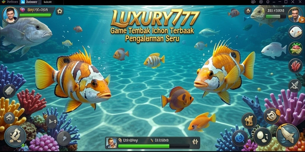 Tampilan gameplay LUXURY777 yang menakjubkan dalam aksi Tembak Ikan.