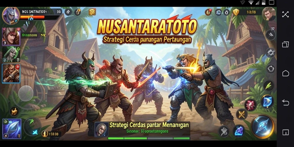 Tampilan gameplay menarik dari NUSANTARATOTO yang menantang.
