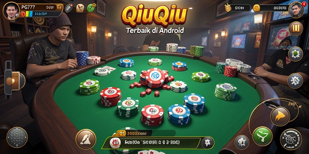 Tampilan gameplay QiuQiu yang seru di PG777.