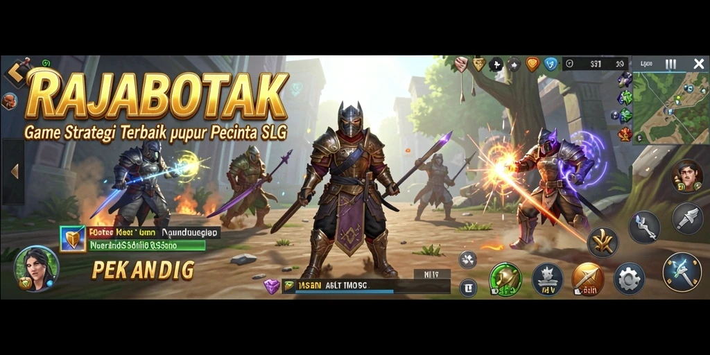 Tampilan gameplay menarik dan seru dari RAJABOTAK.