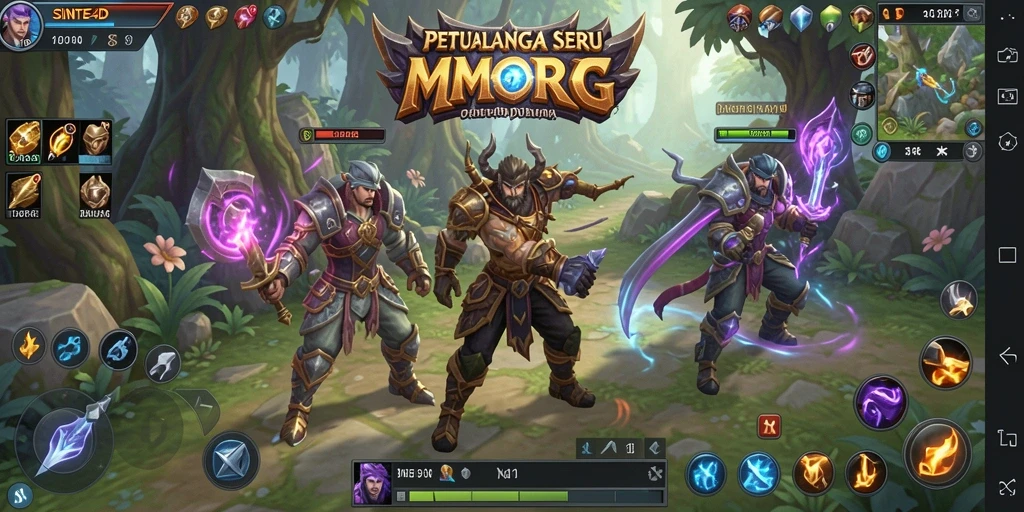 Tampilan gameplay mendebarkan di SINTE4D dengan aksi pertarungan yang seru.