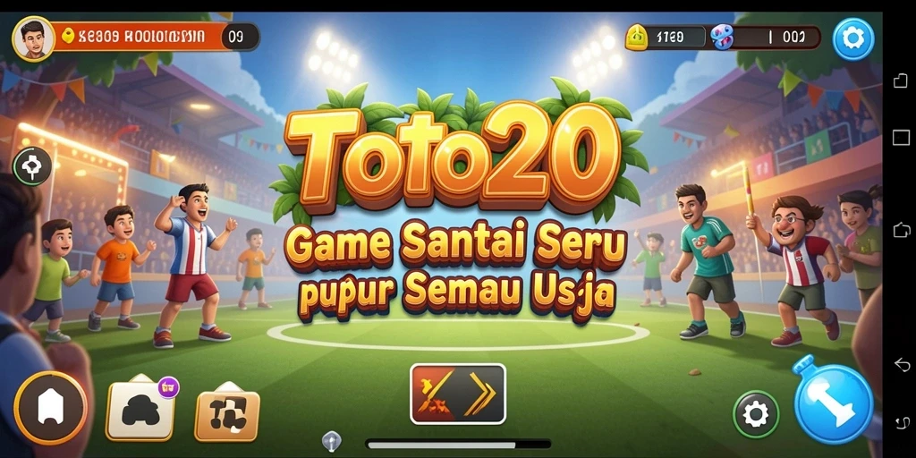 Tampilan gameplay seru TOTO20 yang penuh warna dan menyenangkan.