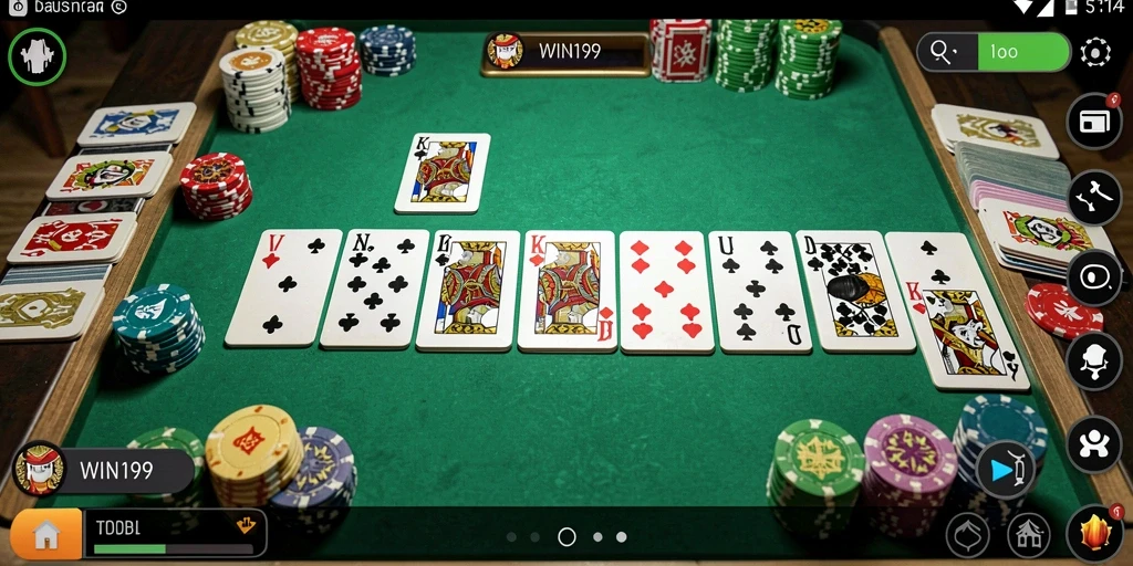 Tampilan gameplay Domino yang seru dan interaktif.