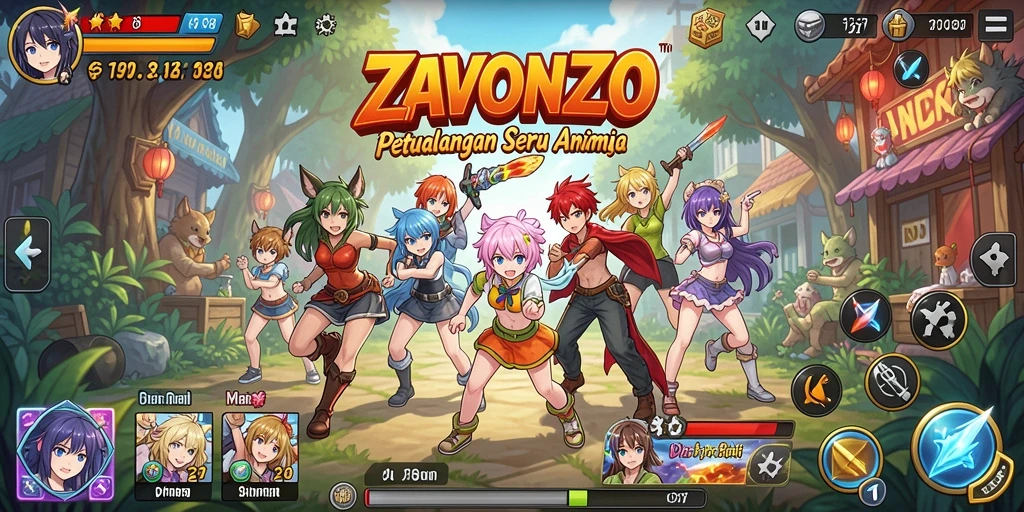 Tampilan menakjubkan dari gameplay ZAVONZO yang mengagumkan.